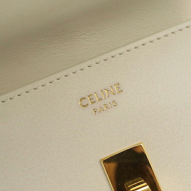 中古 セリーヌ 名刺入れ レディース ブランド CELINE 16(セーズ) カードホルダー ホワイト USDCE120759011