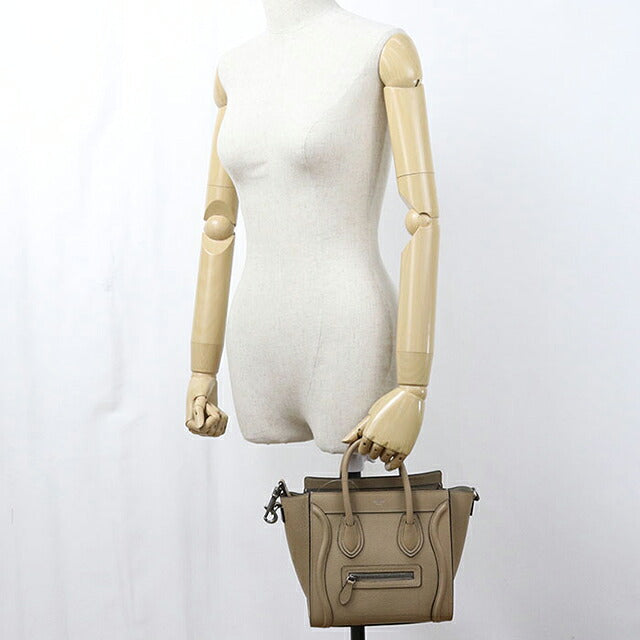 二手Celine手袋女装品牌CELINE Luggage Nano Shopper 2WAY 189243米色USDCE121551011