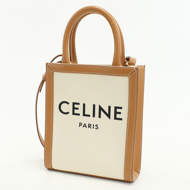 中古 セリーヌ ハンドバッグ レディース ブランド CELINE ミニ バーティカル カバ 2WAY 19330 2BNZ.02NT ホワイト バッグ USDCE96112011