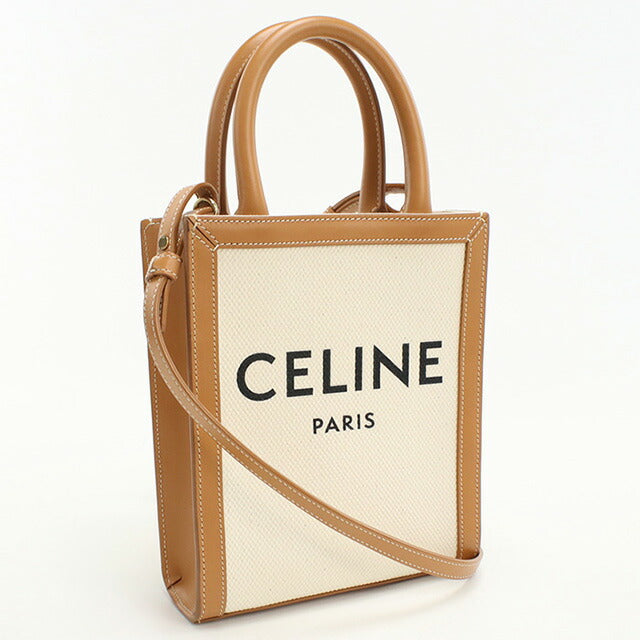 中古 セリーヌ ハンドバッグ レディース ブランド CELINE ミニ バーティカル カバ 2WAY 19330 2BNZ.02NT ホワイト バッグ USDCE96112011