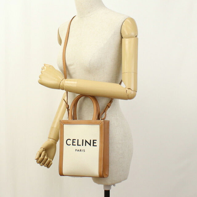 中古 セリーヌ ハンドバッグ レディース ブランド CELINE ミニ バーティカル カバ 2WAY 19330 2BNZ.02NT ホワイト バッグ USDCE96112011