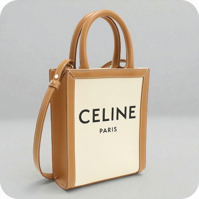中古 セリーヌ ハンドバッグ レディース ブランド CELINE ミニ バーティカル カバ 2WAY 19330 2BNZ.02NT ホワイト バッグ USDCE96112011