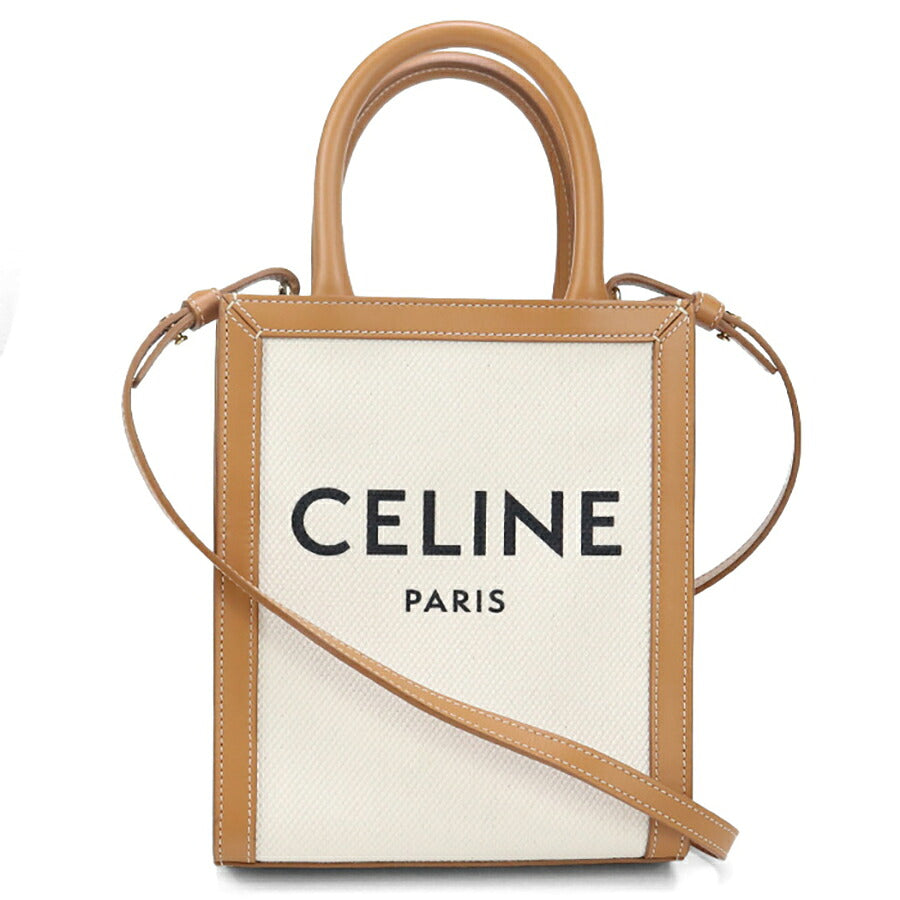 中古 セリーヌ ハンドバッグ レディース ブランド CELINE ミニバーティカルカバ ホワイト バッグ USDCE96116011