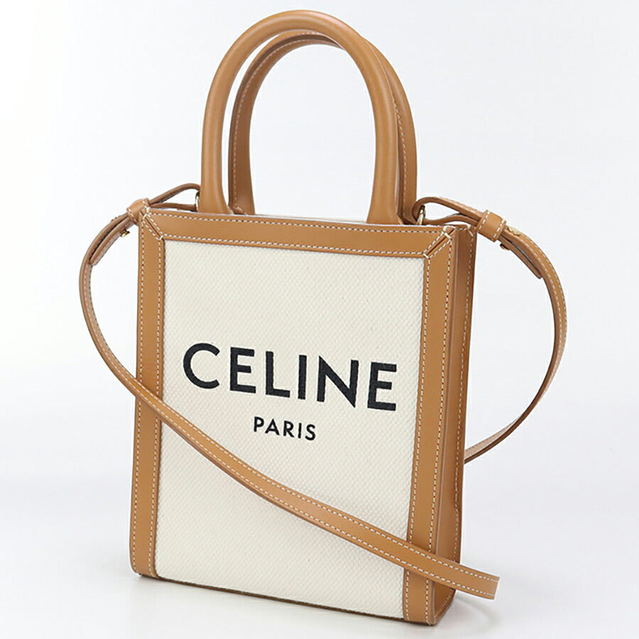 中古 セリーヌ ハンドバッグ レディース ブランド CELINE ミニバーティカルカバ ホワイト バッグ USDCE96116011
