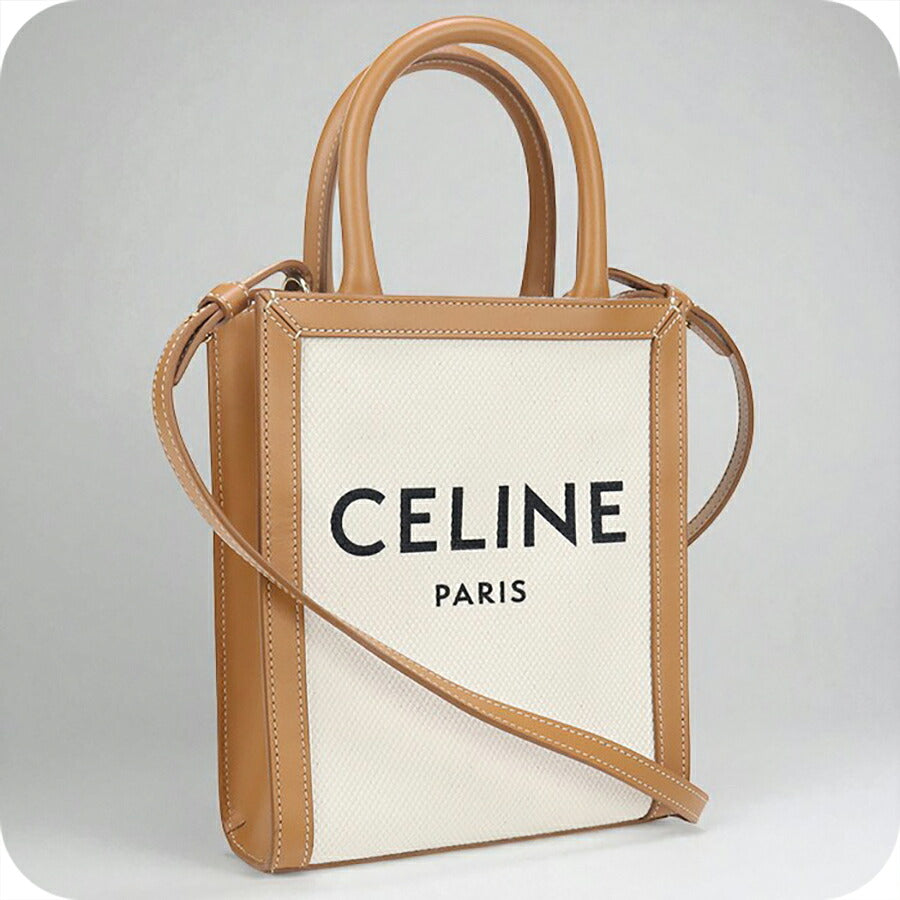 中古 セリーヌ ハンドバッグ レディース ブランド CELINE ミニバーティカルカバ ホワイト バッグ USDCE96116011