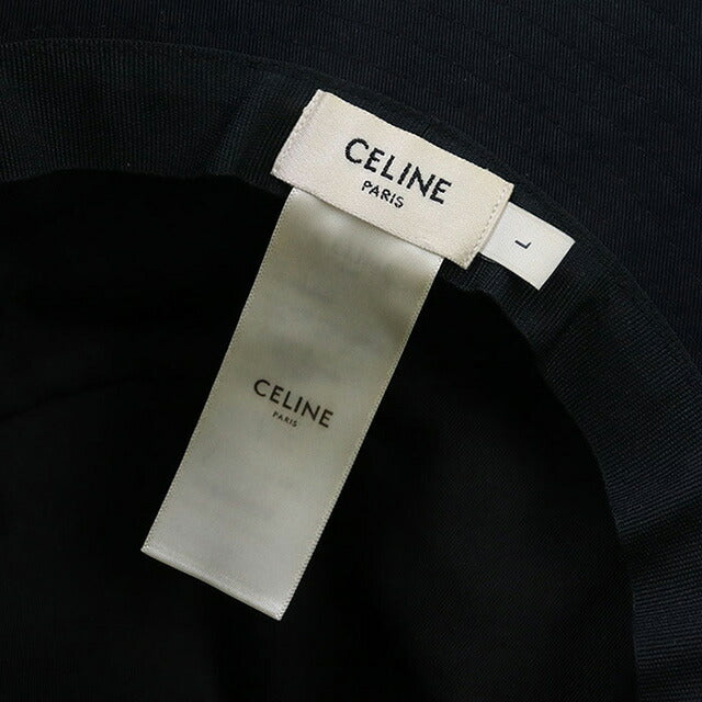 中古 セリーヌ ハット ユニセックス ブランド CELINE バケット 2AU5B968P ブラック 帽子 USDCE96122011