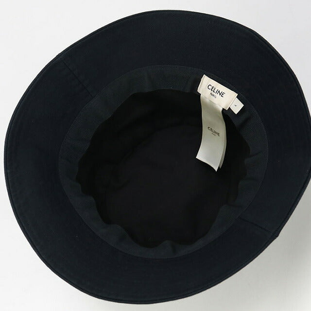 中古 セリーヌ ハット ユニセックス ブランド CELINE バケット 2AU5B968P ブラック 帽子 USDCE96122011
