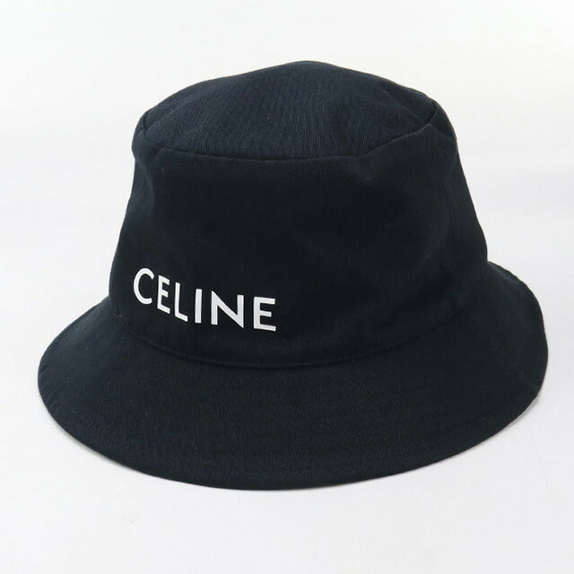中古 セリーヌ ハット ユニセックス ブランド CELINE バケット 2AU5B968P ブラック 帽子 USDCE96122011