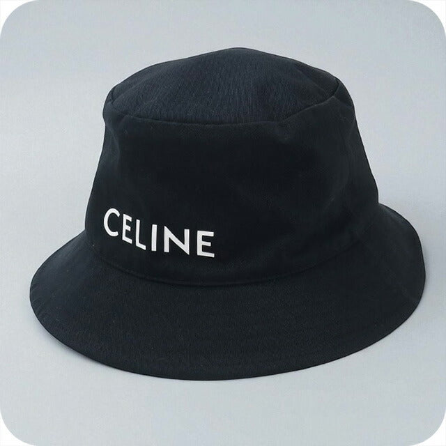 中古 セリーヌ ハット ユニセックス ブランド CELINE バケット 2AU5B968P ブラック 帽子 USDCE96122011