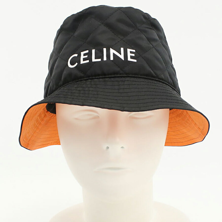 中古 セリーヌ ハット ユニセックス ブランド CELINE バケットハット 2AUB8930C ブラック 帽子 USDCE96123011