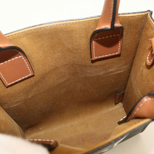 中古 セリーヌ ハンドバッグ レディース ブランド CELINE トリオンフキャンバス ミニ バーティカル カバ レザー ブラウン バッグ USDCE96241011