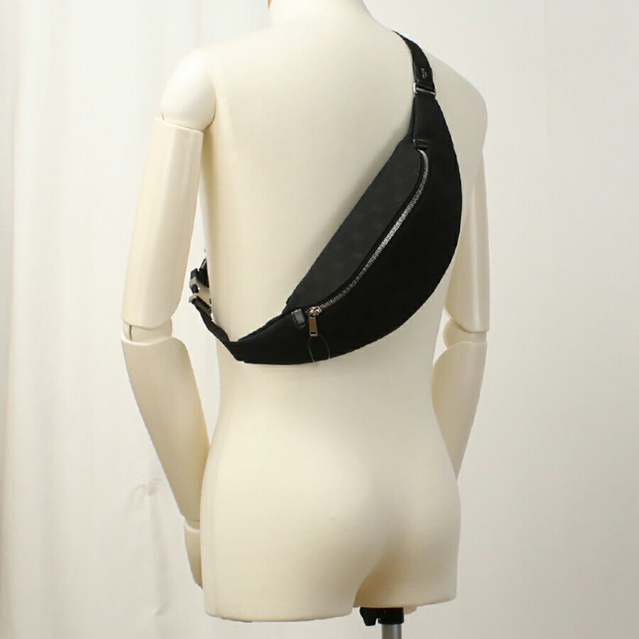 中古 セリーヌ ボディバッグ メンズ ブランド CELINE トリオンフ ベルトバッグ ブラック バッグ USDCE96265011