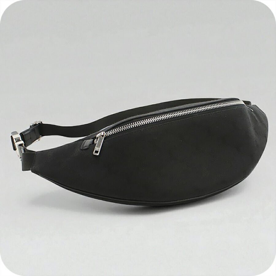 中古 セリーヌ ボディバッグ メンズ ブランド CELINE トリオンフ ベルトバッグ ブラック バッグ USDCE96265011
