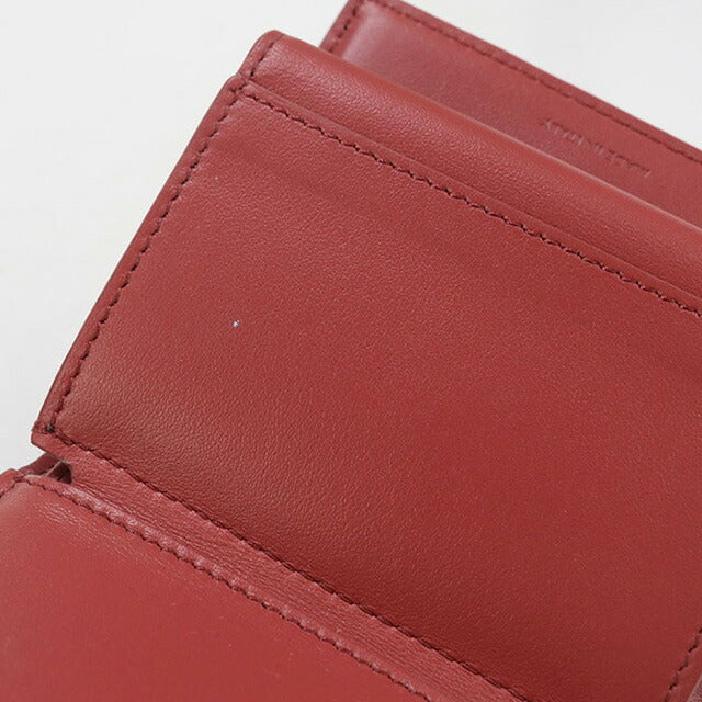 中古 セリーヌ 三折財布 レディース ブランド CELINE トリオンフ スモール フラップウォレット 10D78 3DPV ピンク 財布 USDCE97621011