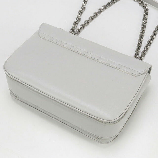 中古 セリーヌ ショルダーバッグ レディース ブランド CELINE チェーン レザー 18725 3BFB グレー バッグ USDCE98049011