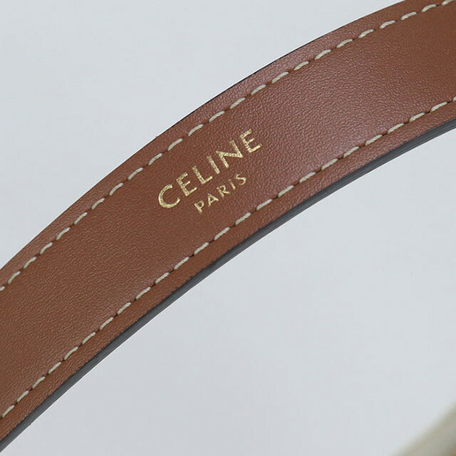 中古 セリーヌ ショルダーバッグ レディース ブランド CELINE トリオンフキャンバス アヴァ ワンショルダー 193952BZJ.01BC ホワイト USDCE98479011