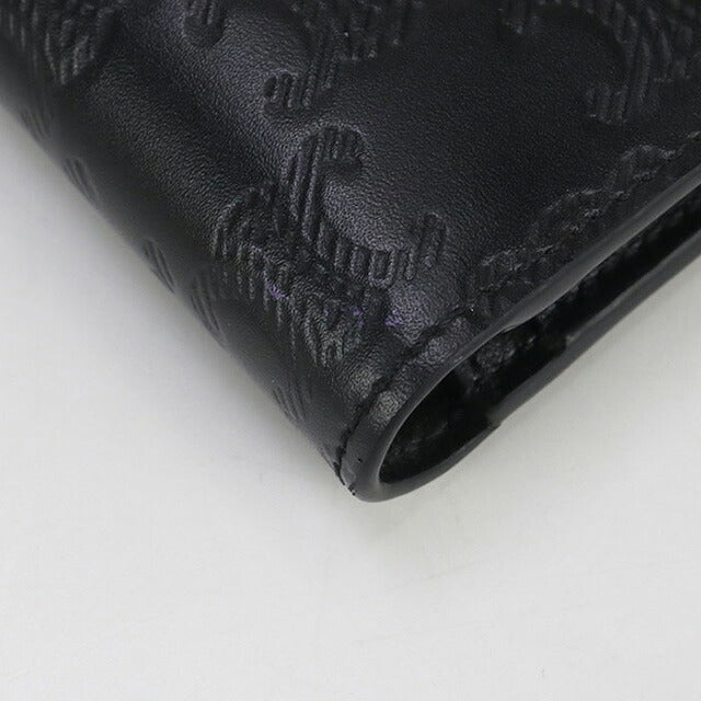 中古 セリーヌ 二折財布 メンズ ブランド CELINE トリオンフ エンボス加工 バイフォールドウォレット 10C87 3FQB 38SI ブラック 財布 USDCE98566011