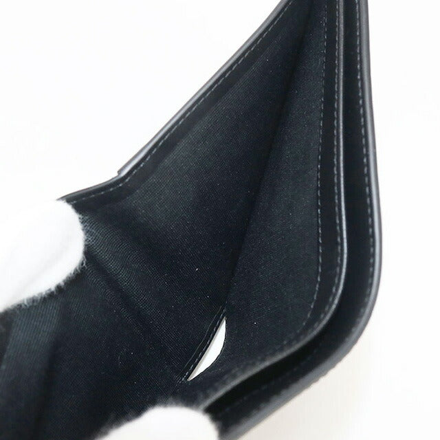 中古 セリーヌ 二折財布 メンズ ブランド CELINE トリオンフ エンボス加工 バイフォールドウォレット 10C87 3FQB 38SI ブラック 財布 USDCE98566011