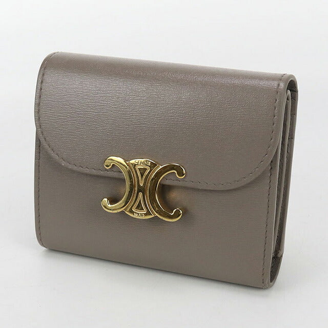 Used Celine Trifold Wallet Women&