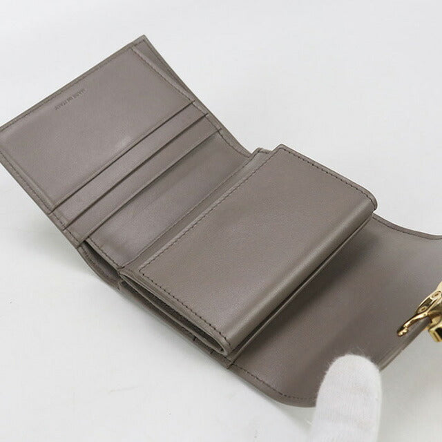 Used Celine Trifold Wallet Women&
