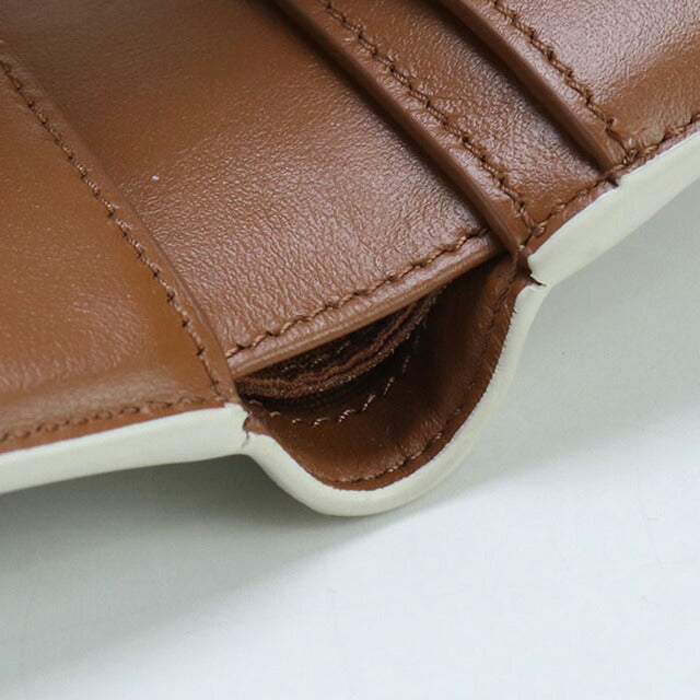 中古 セリーヌ 二折財布 メンズ ブランド CELINE トリオンフキャンバス バイフォールドウォレット レザー 10C87 ホワイト 財布 USDCE98901011