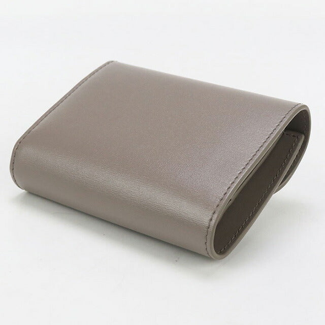 中古 セリーヌ 三折財布 レディース ブランド CELINE スモール フラップウォレット 10D78 3DPV グレー 財布 USDCE99141011