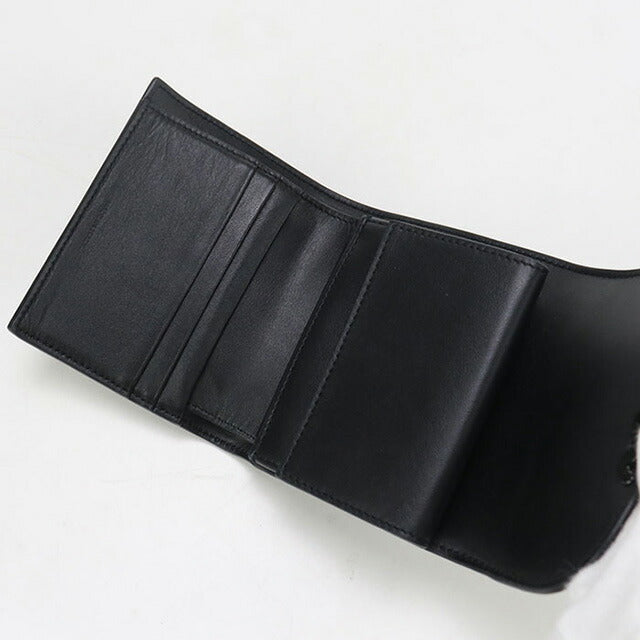 中古 セリーヌ 三折財布 レディース ブランド CELINE スモール フラップウォレット 10D78 3DPV ブラック 財布 USDCE99142011