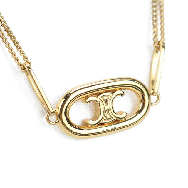 Used Celine Necklace Women&