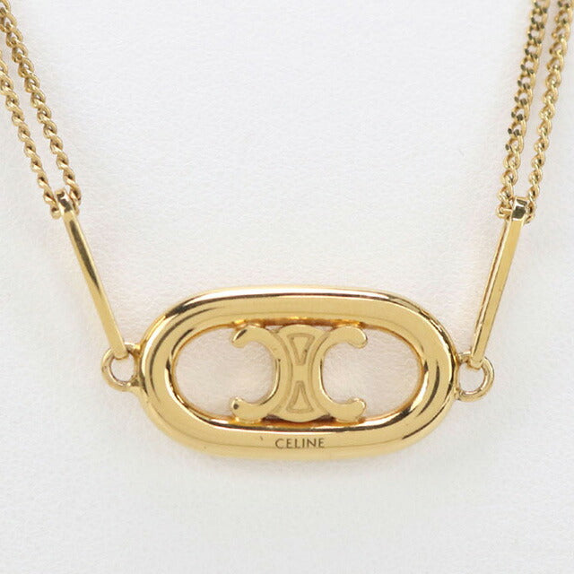 Used Celine Necklace Women&