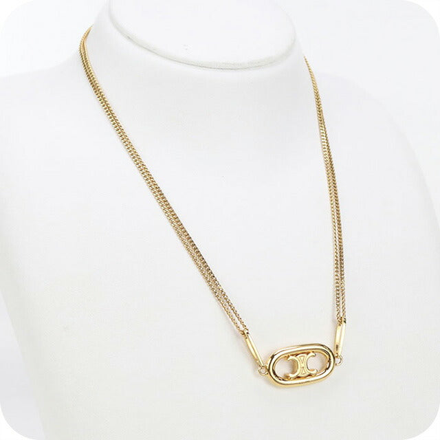 Used Celine Necklace Women&