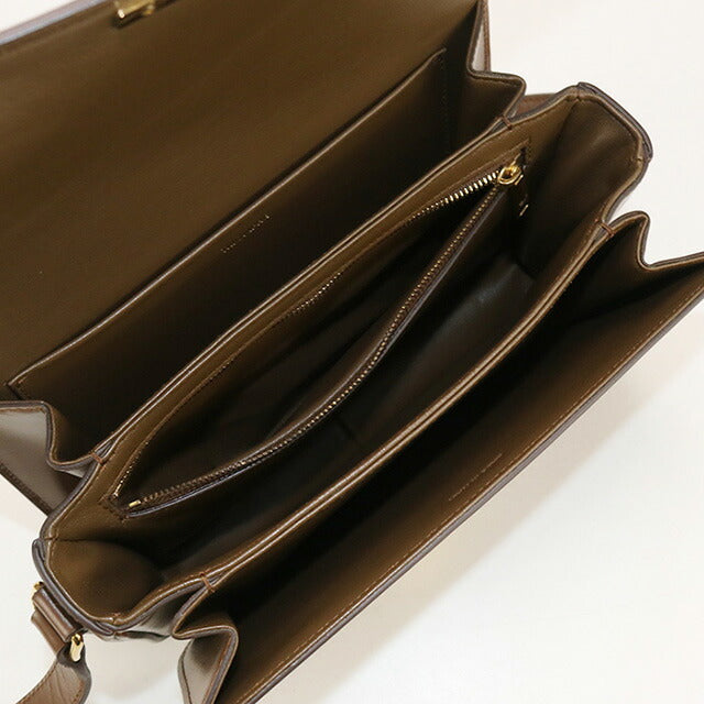 二手 Celine 斜挎单肩包 女士品牌 CELINE Triomphe 经典皮革 18736 3BF4 棕色包 USDCE99788011