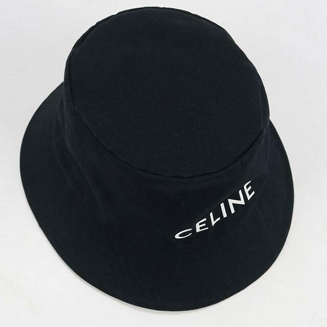 中古 セリーヌ ハット レディース ブランド CELINE バケットハット 2AU5B968P ブラック 帽子 USDCE99950011
