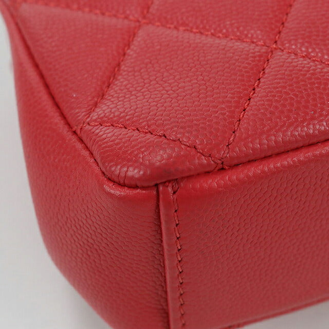 二手 CHANEL 斜挎单肩包 女士品牌 CHANEL 马特拉斯链条红色包 USDCH100160011