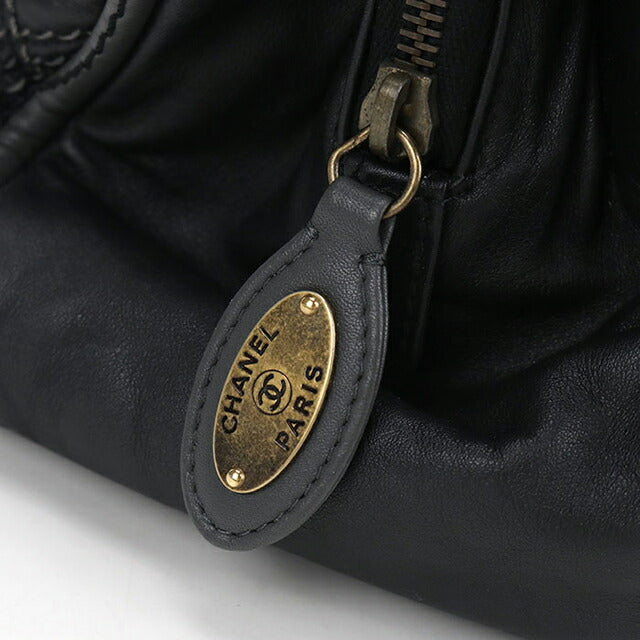 二手CHANEL手提包女士品牌CHANEL链条皮革灰色包USDCH100351011