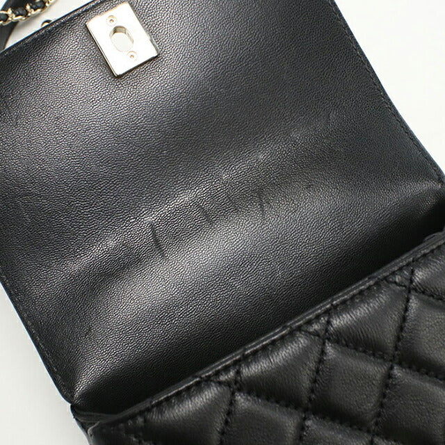 二手CHANEL手提包女士品牌CHANEL Matelasse 2WAY手提包黑色包USDCH100356011
