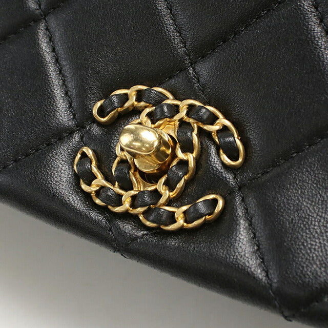 二手 CHANEL 单肩包 女士品牌 CHANEL 马特拉斯链条黑色包 USDCH100557011