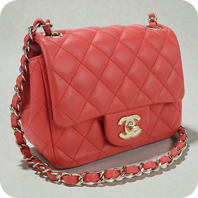 シャネル CHANEL ヴィンテージマトラッセ チェーン ショルダー トートバッグ レッド【中古】 CHANEL - シャネル CHANEL ヴィンテージマトラッセ チェーン