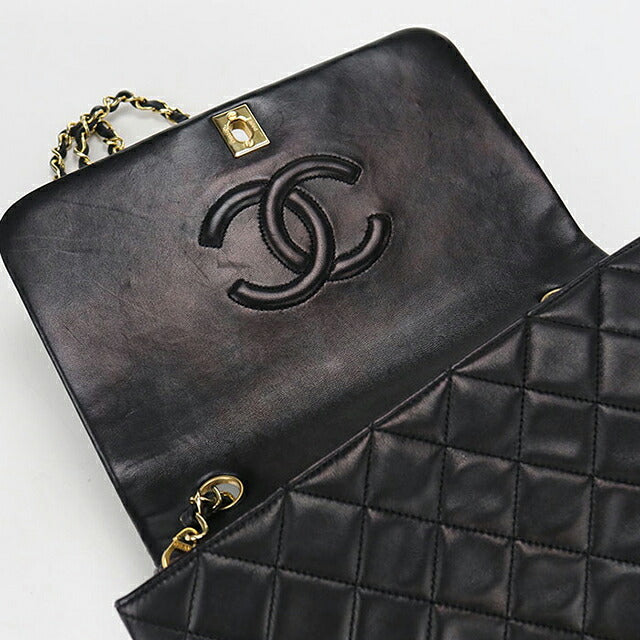 二手 CHANEL 单肩包 女士品牌 CHANEL 马特拉斯链条黑色包 USDCH101011011