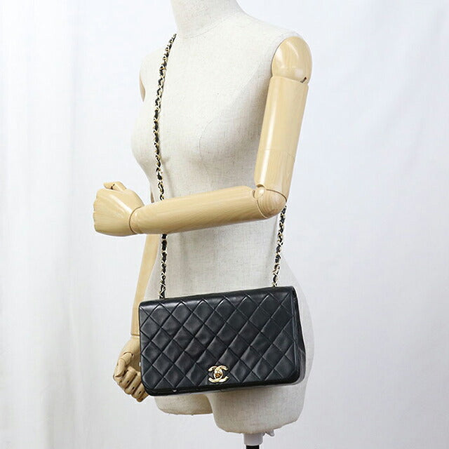 二手 CHANEL 单肩包 女士品牌 CHANEL 马特拉斯链条黑色包 USDCH101011011
