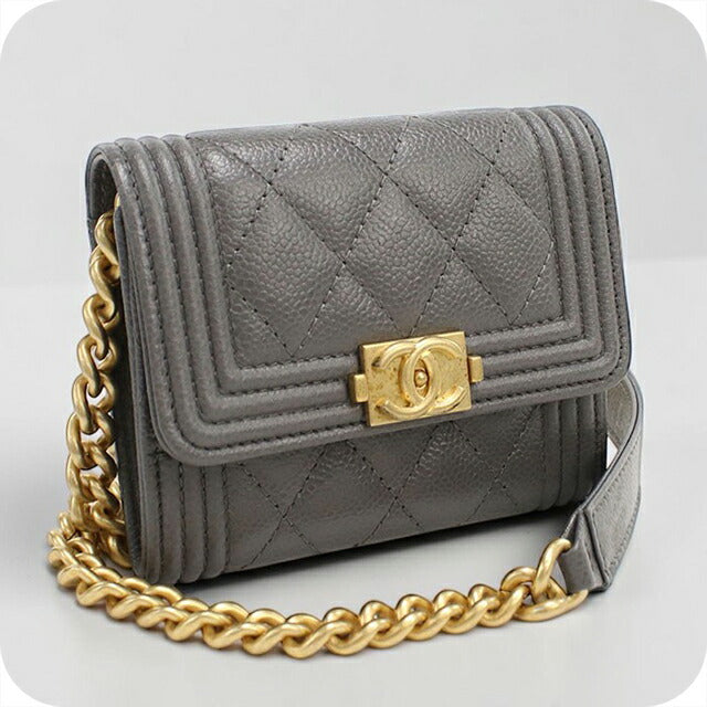 Used Chanel Chain Wallet Women&
