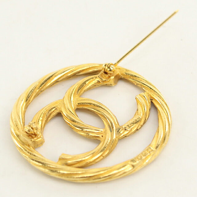 中古 シャネル ブローチ レディース ブランド CHANEL ココマーク ゴールド アクセサリー USDCH114293011