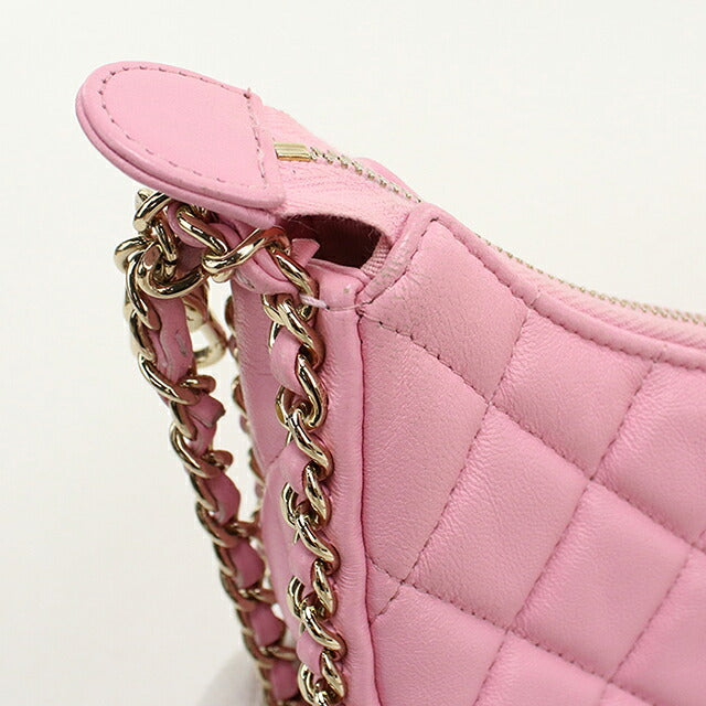 中古 シャネル ショルダーバッグ レディース ブランド CHANEL マトラッセ スモール ホーボーバッグ AS3917 ピンク USDCH117755011