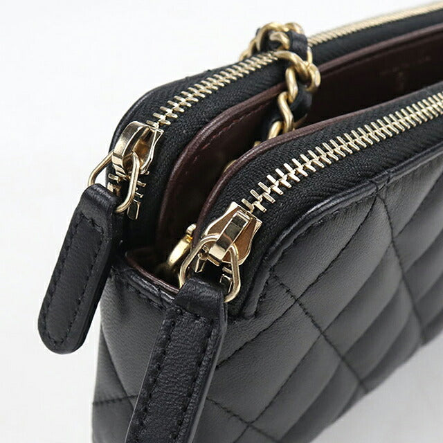 中古 シャネル チェーンウォレット レディース ブランド CHANEL マトラッセ ブラック USDCH118539011