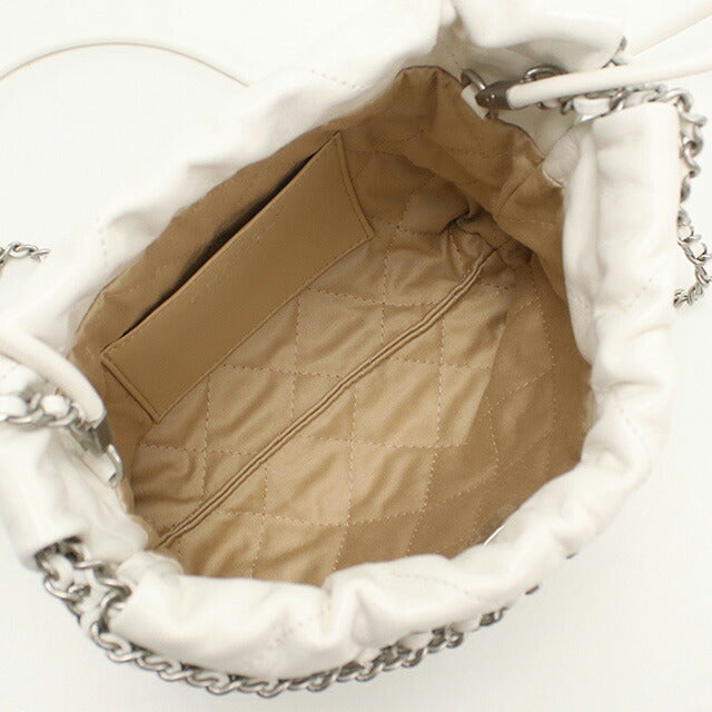 中古 シャネル 斜め掛け ショルダーバッグ レディース ブランド CHANEL シャネル22 2WAY チェーン AS3980 ホワイト バッグ USDCH89124011