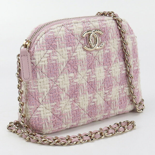中古 シャネル 斜め掛け ショルダーバッグ レディース ブランド CHANEL ココマーク チェーン NLOH72EG ピンク バッグ USDCH89305011