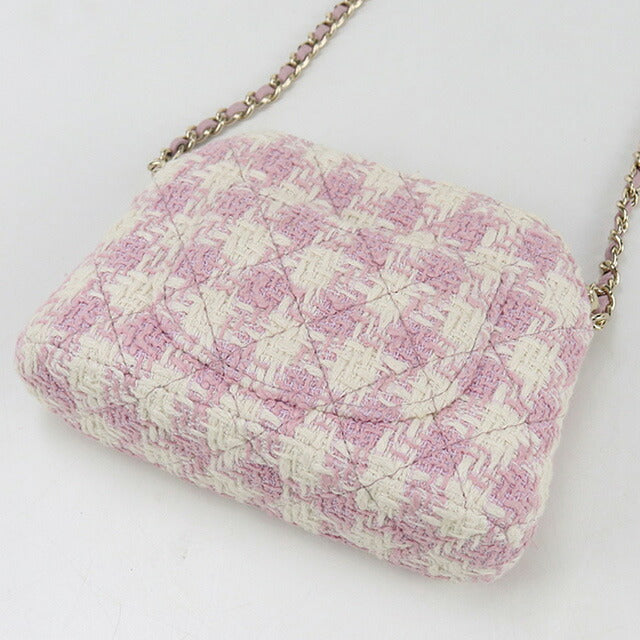 中古 シャネル 斜め掛け ショルダーバッグ レディース ブランド CHANEL ココマーク チェーン NLOH72EG ピンク バッグ USDCH89305011