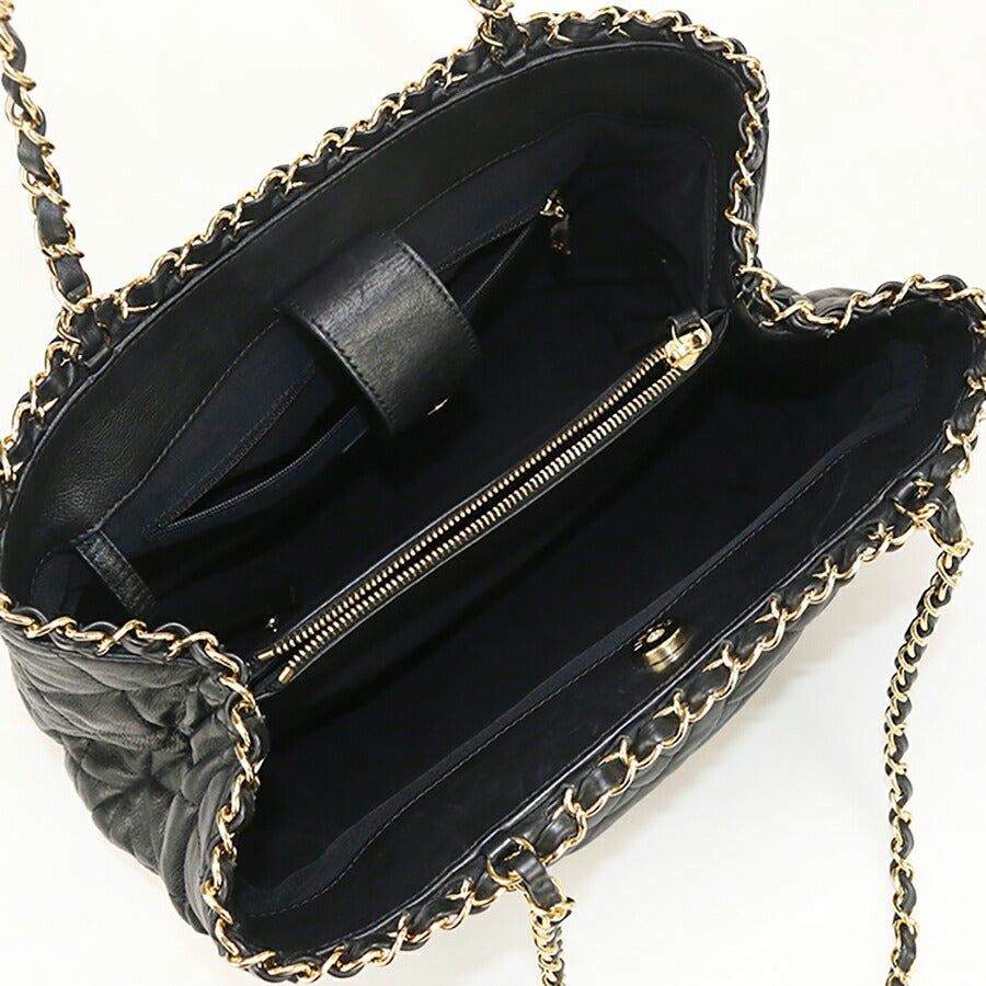 中古 シャネル ショルダーバッグ レディース ブランド CHANEL チェーンショルダーバッグ ブラック バッグ USDCH93467011