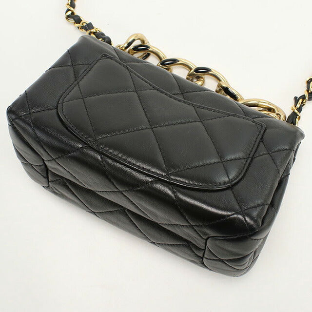 中古 シャネル 斜め掛け ショルダーバッグ レディース ブランド CHANEL マトラッセ チェーンショルダーバッグ NPT9K2NL ブラック バッグ USDCH93489011