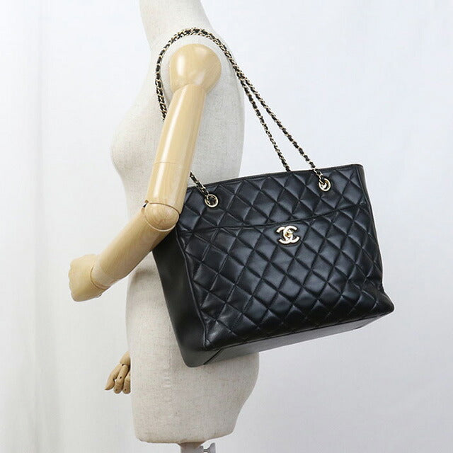 中古 シャネル ショルダーバッグ レディース ブランド CHANEL マトラッセ チェーン ブラック バッグ USDCH93813011