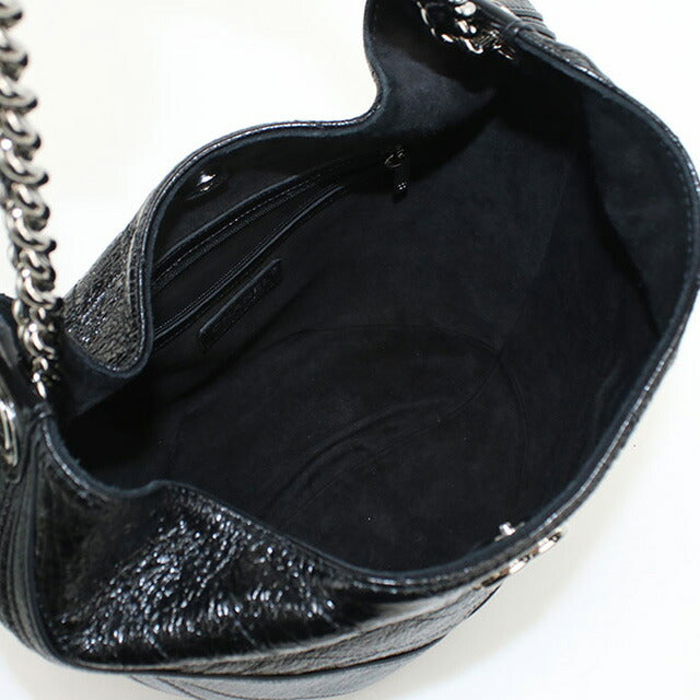 中古 シャネル ショルダーバッグ レディース ブランド CHANEL シェブロン チェーンショルダーバッグ 25737038 ブラック バッグ USDCH95030011